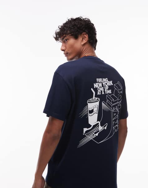Tommy Jeans skater graphic T-shirt in navy - view 1