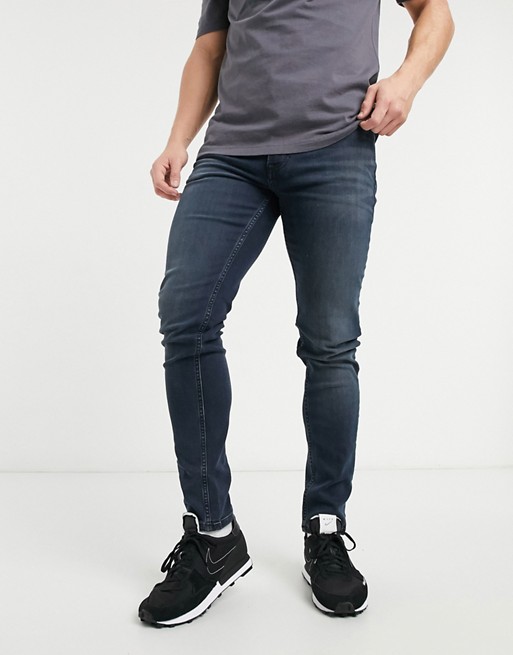 Tommy Jeans skinny fit simon jeans in washed black