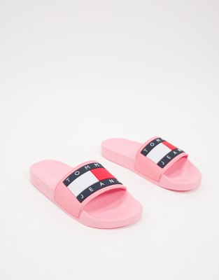 tommy hilfiger slides colorful