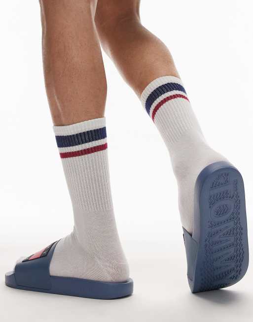 Tommy Jeans - Sliders blu, 3 di 4
