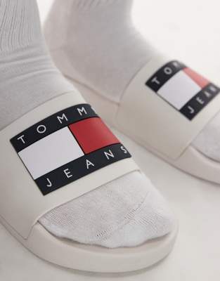 Tommy Jeans Flag Logo Pool Slides
