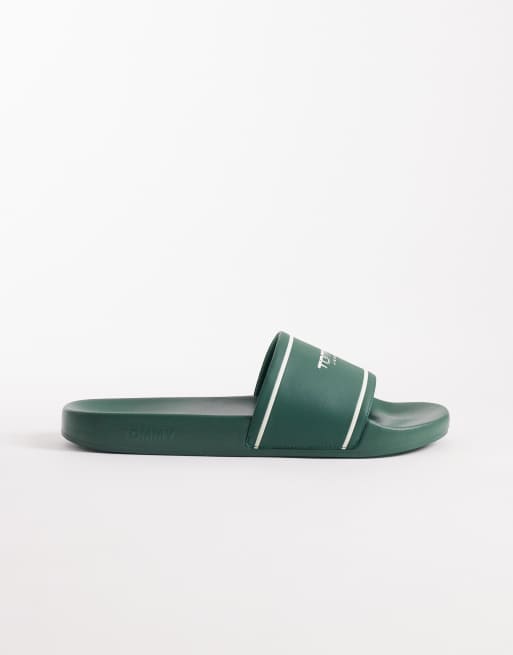 Tommy Jeans slides with logo in green, 4 of 4