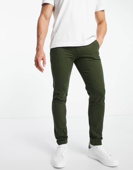 Tommy hilfiger on sale green chinos