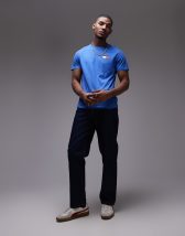 【  Jeans】monologo sleeveless t-shirt in blue Calvin Klein Jeans Monologo Men's Sleeveless T-Shirt, Blue