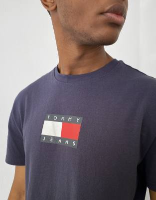 tommy jeans t shirt navy