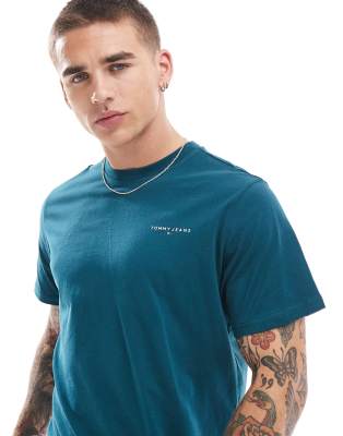 small chest logo T-shirt in green