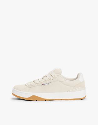 Tommy Jeans - Sneaker aus Wildleder in Beige-Neutral