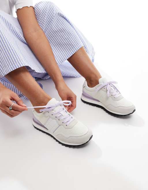 Tommy Jeans Sneakers da corsa rétro lilla con suola a carrarmato