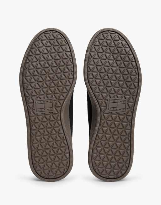 Tommy Jeans sneakers Greenwich en daim avec logo et breloque noires, 5 de 7