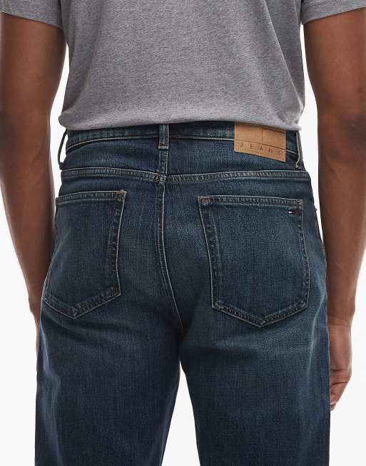 Tommy Jeans - Sonny - Jeans affusolati regular fit lavaggio grunge scuro, 5 di 5