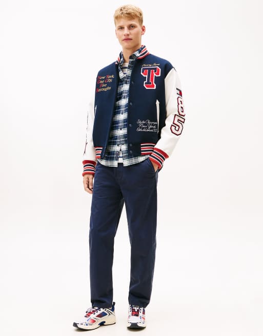 Tommy Jeans - Sonny - Pantalon chino fuselé en sergé - Bleu foncé