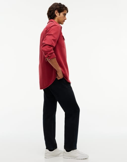 Tommy Jeans Sonny tapered leg black jeans in denim blue black, 3 of 7