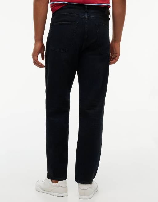 Tommy Jeans Sonny tapered leg black jeans in denim blue black, 6 of 7