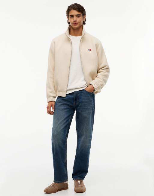 Tommy Jeans Sonny tapered leg whiskered jeans in denim dark, 2 of 7