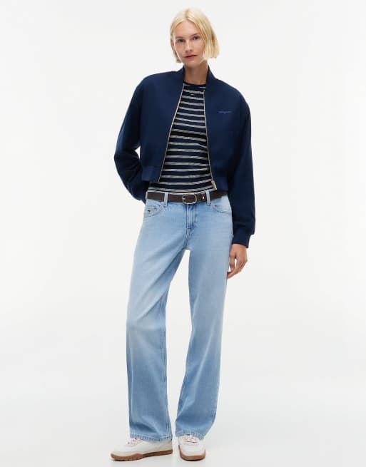 Tommy Jeans Sophie jean droit taille basse en denim clair, 2 de 7