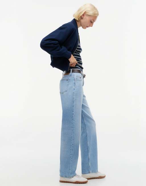 Tommy Jeans Sophie jean droit taille basse en denim clair, 3 de 7