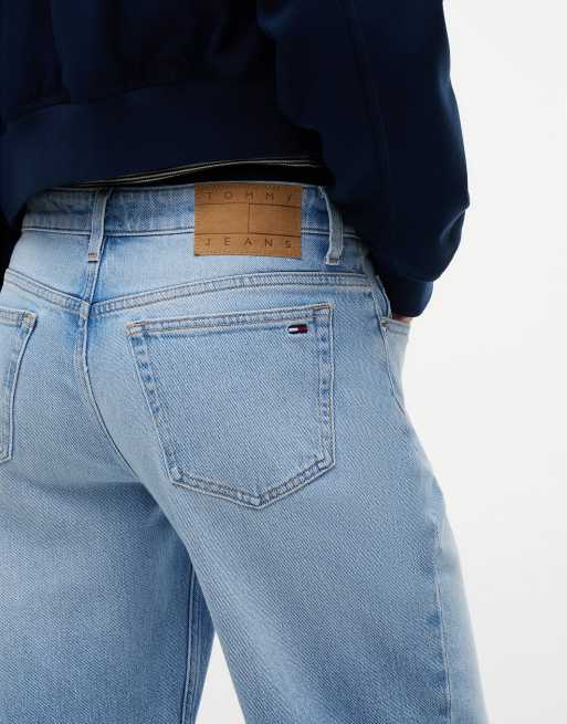 Tommy Jeans Sophie jean droit taille basse en denim clair, 6 de 7