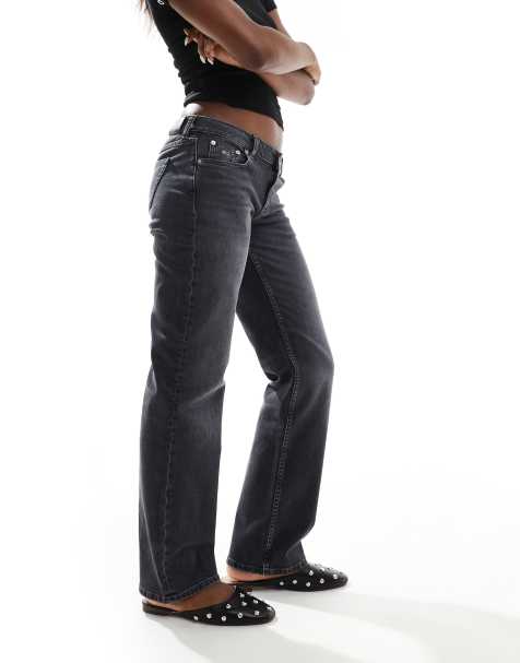 Tommy Jeans - Sophie - Jeans dritti neri a vita bassa - view 1