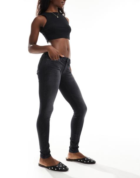 Tommy Jeans - Sophie - Jeans skinny neri a vita bassa - view 1