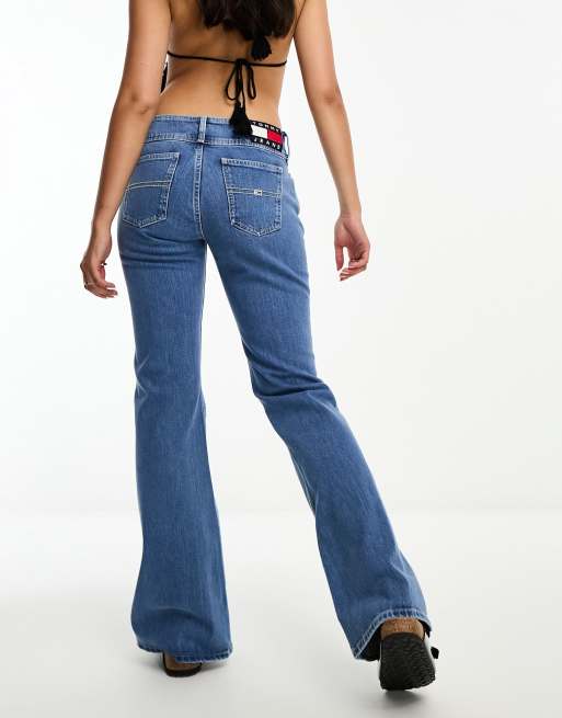 Tommy Jeans Sophie low flare jeans in medium wash, 2 of 5