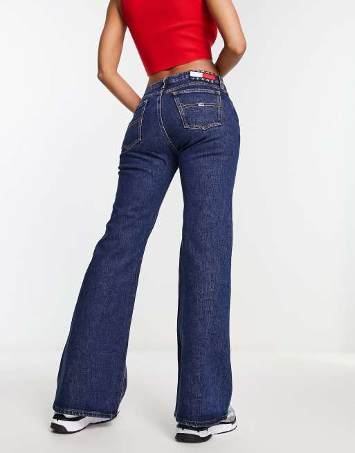 Tommy Jeans Sophie low rise flare jeans in mid wash, 2 of 5