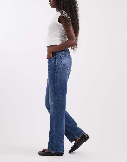Tommy Jeans Sophie low rise straight fit jeans in mid wash, 3 of 5