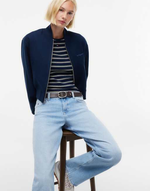 Tommy Jeans Sophie Straight Jeans mit niedrigem Bund in hellem Denim, 4 von 7
