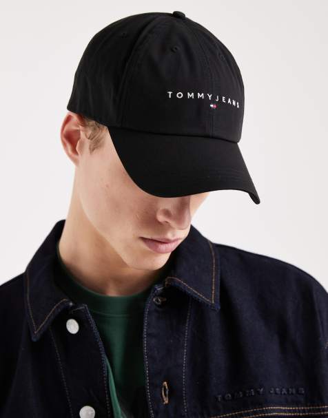 Tommy Jeans - Sort kasket med lineært logo - view 1