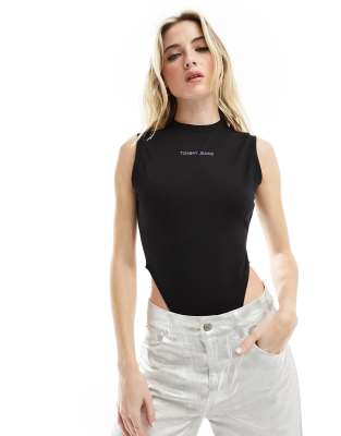 Tommy Jeans - Sort, lille og klassisk bodystocking