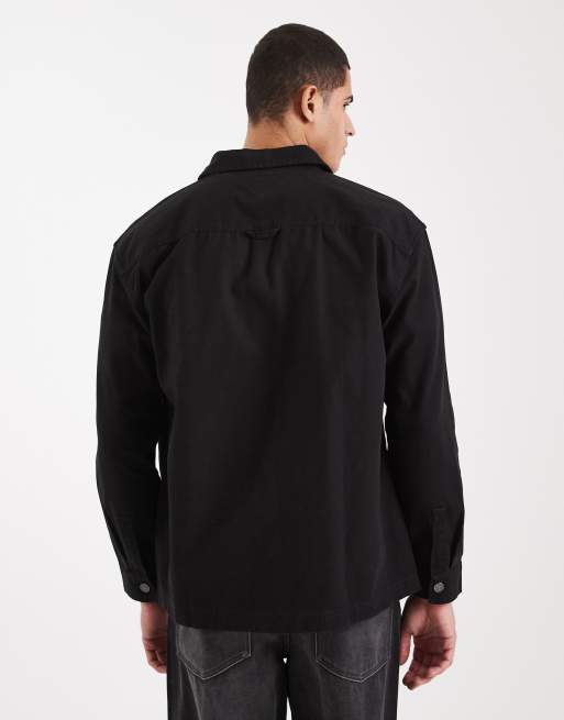 Tommy Jeans - Sort overskjorte med logomærke , 3 af 5