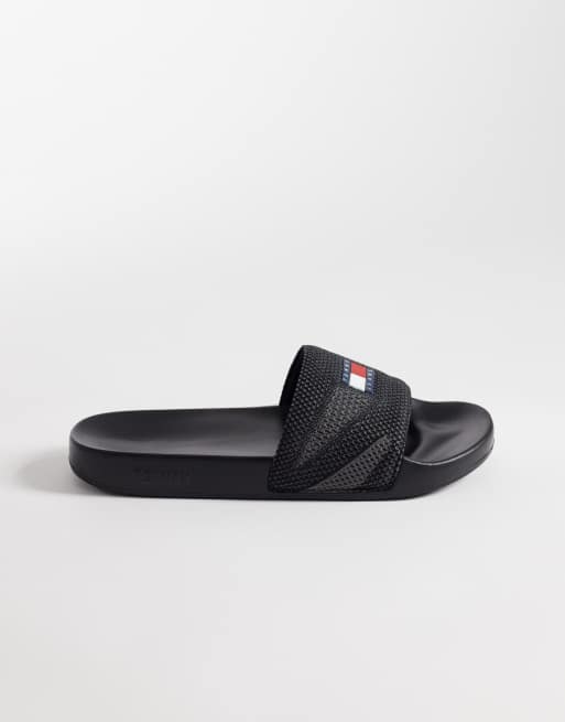Tommy Jeans - Sorte sliders med logo, 2 af 4