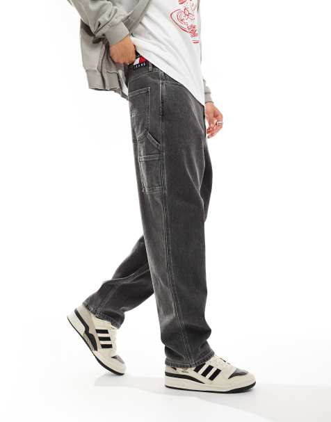 Tommy Jeans - Sorte tømrer-jeans i skater-stil - view 1
