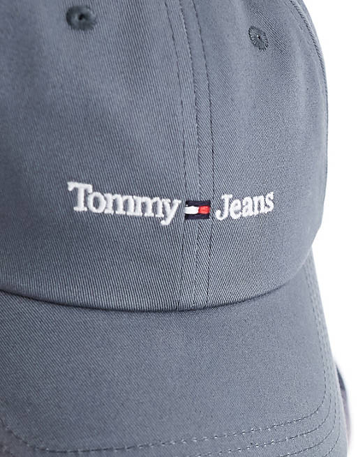 Tommy Jeans sport cap in dark gray | ASOS