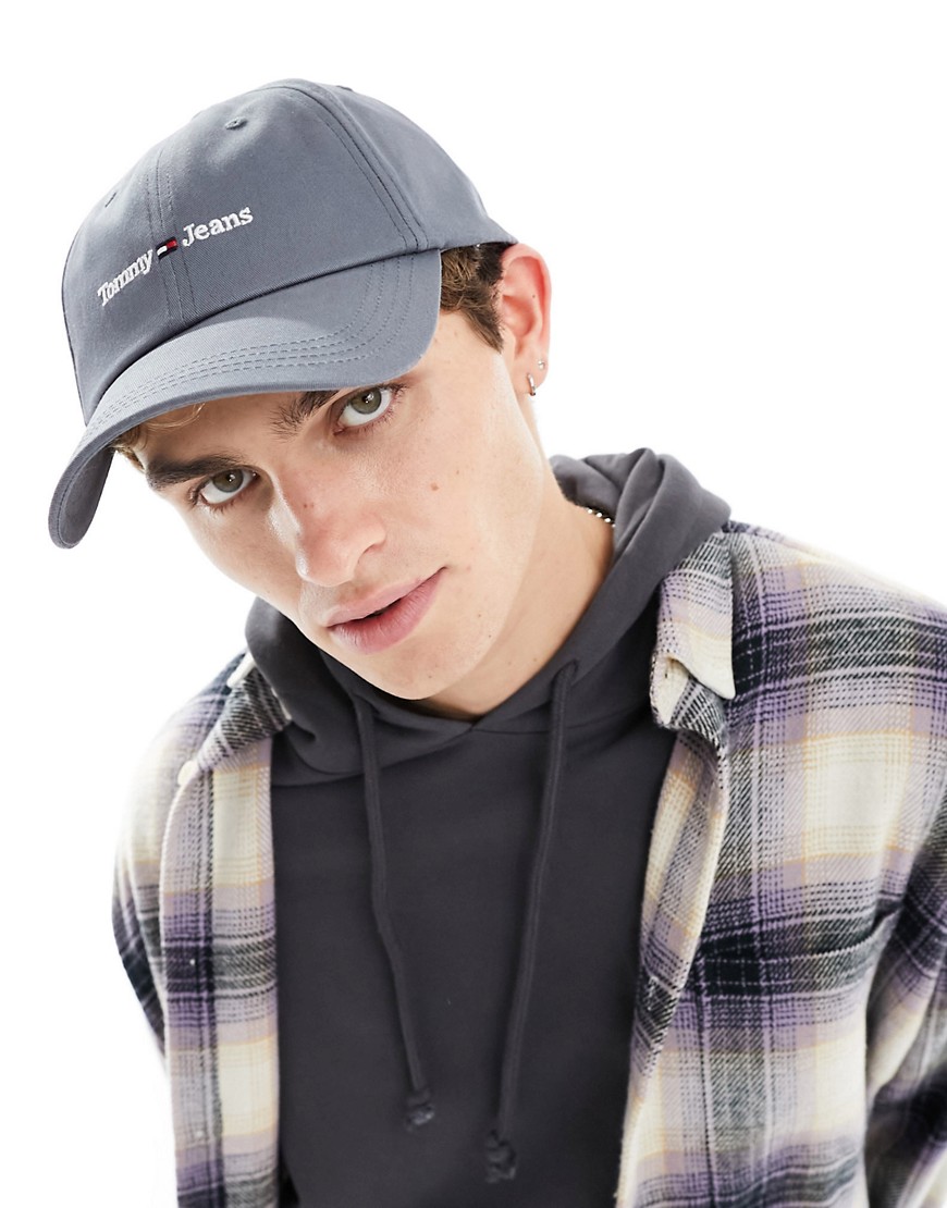 Tommy Jeans sport cap in dark grey