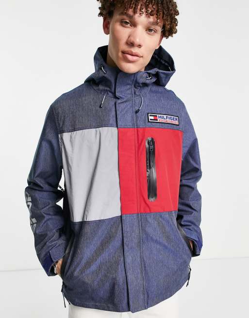 tommy jeans fur hood tech parka