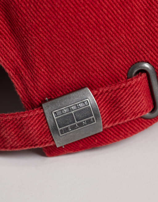 Tommy Jeans - Sports Club - Pet in rood, 3 van 3