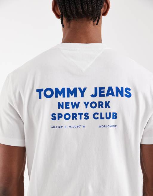 Tommy Jeans sports club t-shirt in white, 5 of 5