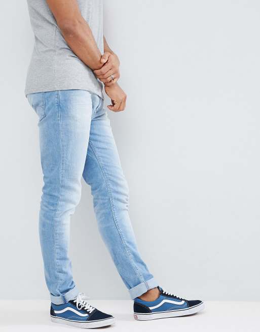 Jeans Steve Slim Tapered Jeans in Light |