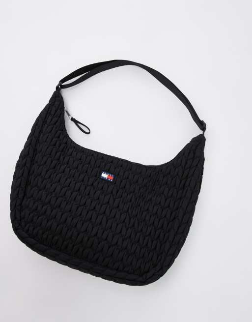 Tommy Jeans - Stor, vatteret og sort crossbody-taske , 2 af 4