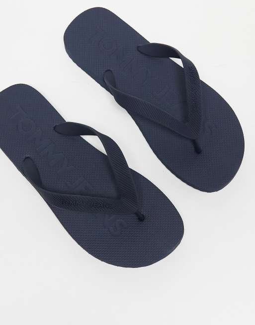 Tommy Jeans - Strand-teenslippers in marineblauw