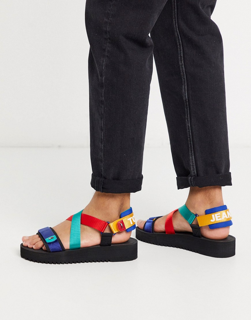 Tommy Jeans strap sandal-Black