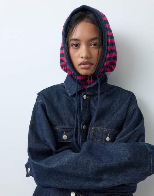 Tommy Jeans Strickmütze mit Script-Logo und roten Streifen, 4 von 5