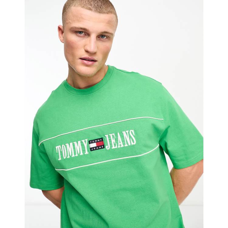 Tommy jeans shop green t shirt