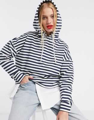 tommy jeans striped sweatshirt
