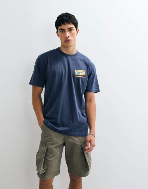 Tommy Jeans subway logo relaxed fit T-shirt in navy, 2 of 5