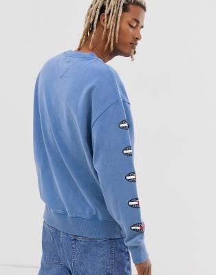 tommy jeans summer logo sweatshirt