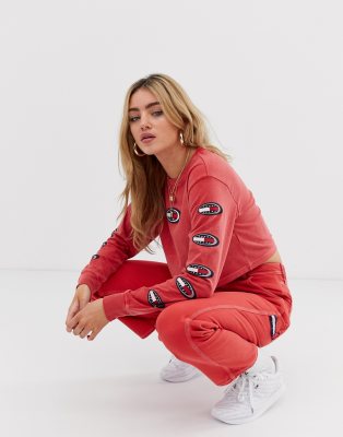 tommy jeans summer logo sweatshirt