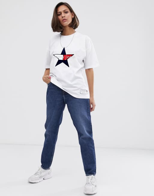Tommy Jeans summer heritage star logo t shirt ASOS