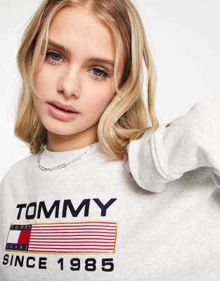 tommy jeans jumper grey