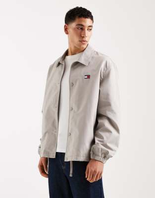 Tommy Jeans - Surchemise de sport - Taupe-Neutre